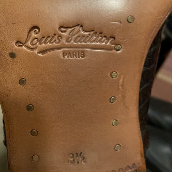 Genuine alligator boots Louis Vuitton rare new
